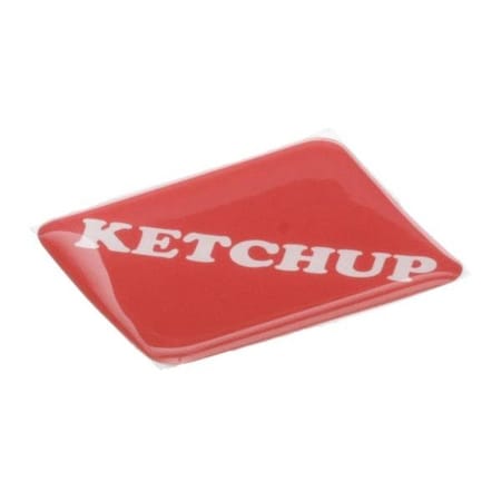Wunder-Bar DOMED LABEL - KETCHUP 19-420-0002